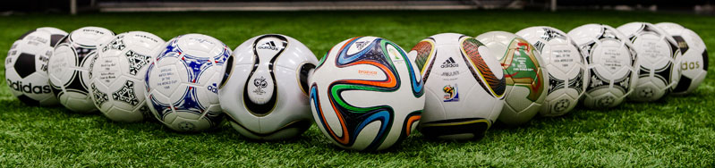 Adidas Brazuca WM 2014 Ball für die Weltmeisterschaft in Brasilien Adidas Brazuca WM 2014 Ball Kollektion mit dem OMB Spielball und weiteren Bällen