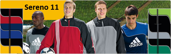 Teamsport Linie- Adidas Sereno 11 Sportbekleidung Für den Teamsport die Adidas Sereno 11 Sportbekleidung und Sportartikel kaufen. Teamsport Linie für Mannschaften und Vereine