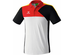 Erima Premium One Polo Deutschland Kollektion Erima Premium One Poloshirt in den Farben weiß/schwarz/rot/gold der Deutschland Kollektion