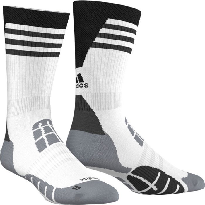 Adidas ClimaLite Crew Socks - white/black - Gr. 40/42