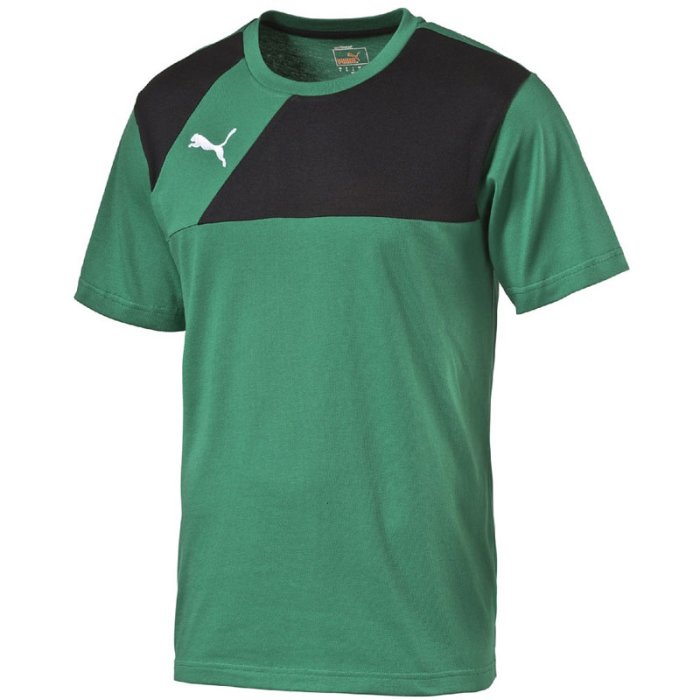 Puma Esquadra Leisure T-Shirt - power green-black - Gr. 116