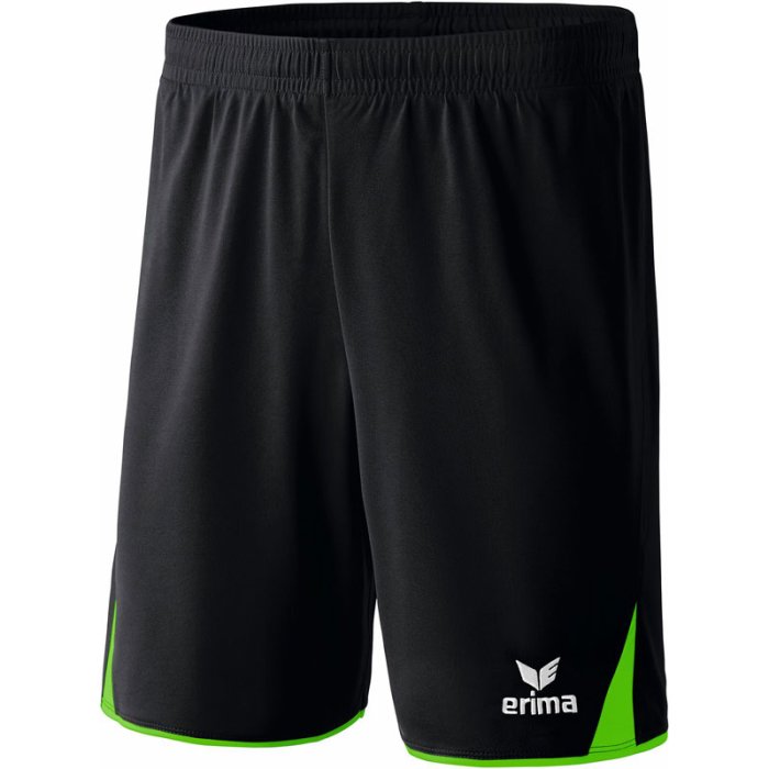 Erima 5-Cubes Short - schwarz/green - Gr. XL