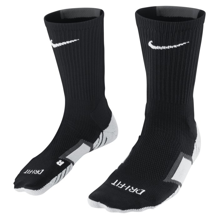 Nike Team Stadium II Crew Sock - black/anthracite/whi - Gr. xs