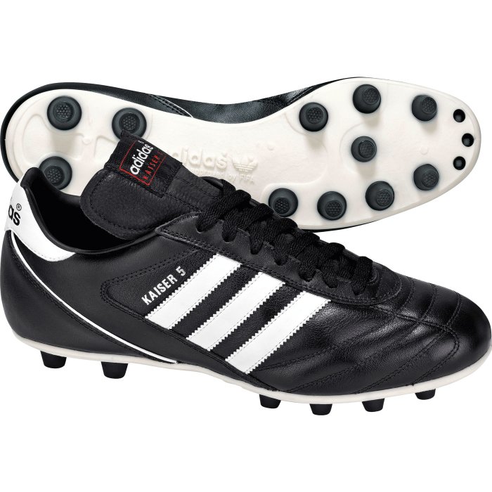 Adidas Kaiser # 5 Liga - black/running white/ - Gr. 13