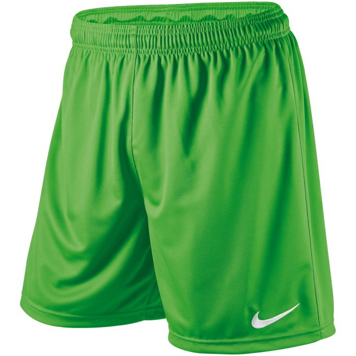 Nike Park Knit Short mit Slip - action green/white - Gr. kinder-m