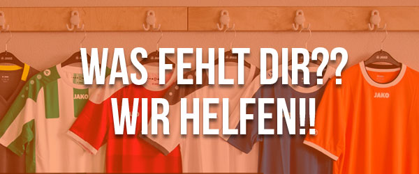 ⚽ Was brauchst du? Wir helfen dir und deinen Verein oder deiner Mannschaft. Jetzt ganz einfach ⚽