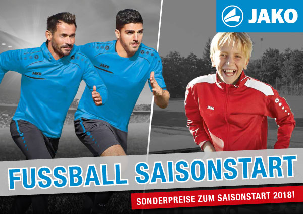 ⚽ Der ®Jako Saisonstart 2018/2019 Flyer ist da und bringt dir noch günstigere Sportartikel ⚽