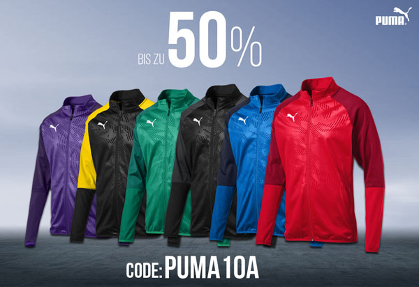 Jetzt bekommst du 10% extra Rabatt für die ©puma Sportartikel und Sportbekleidung