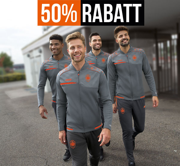 Jetzt bekommst du 50% Rabatt auf die Jako Prestige Sportbekleidung.