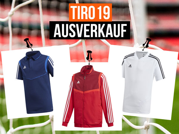 Das wars! Wir verkaufen die letzten Artikel der adidas Tiro 19 Linie.