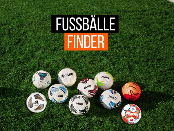 Mit unserem Ballfinder findest du den passenden Fußball zum günstigen Preis