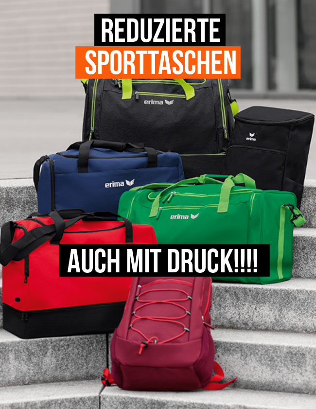 alle Sporttaschen jetzt mit eigener Bedruckung bestellen