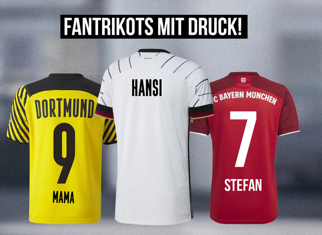 eines der besten Geschenke ist noch immer ein Trikot mit Namen und Nummern.