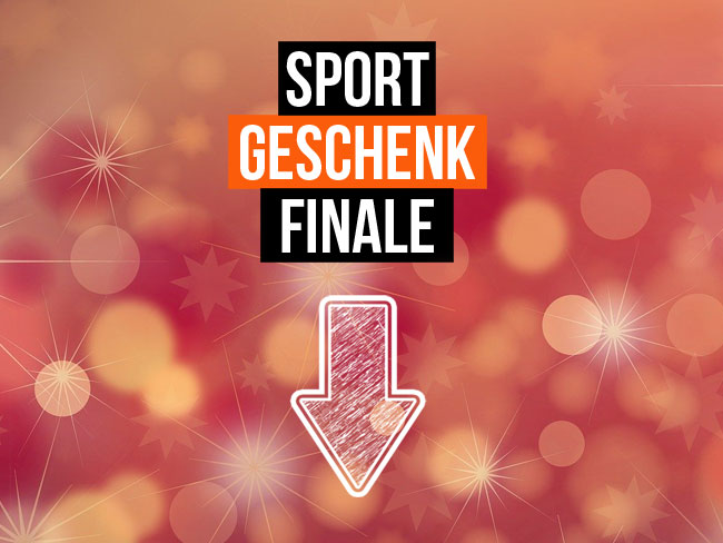 großes Geschenk Finale mit tollen sportlichen Angeboten.