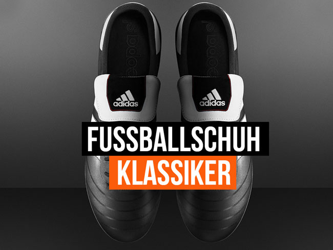 Wir haben alle unsere schwarzen klassischen Fußballschuhe im Preis reduziert.