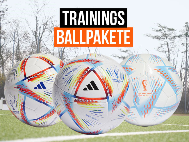 Hol dir jetzt dein Trainingsballpaket zum günstigen Preis und mit sofort Versand.