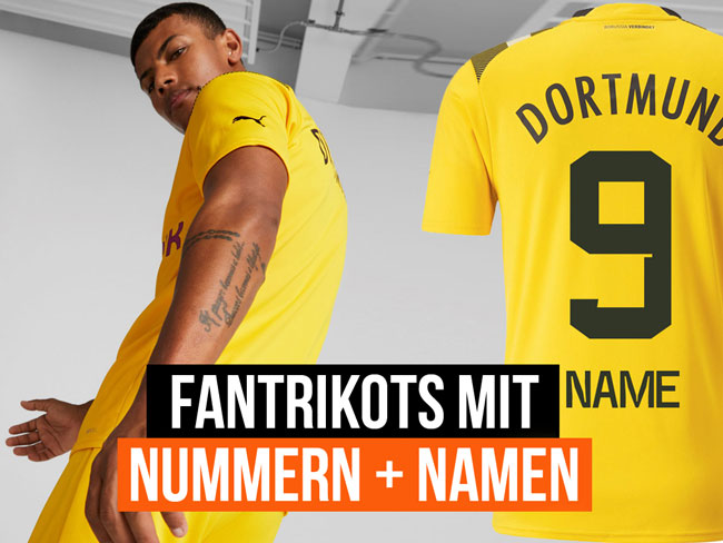 Die Besten Fantrikots der Saison 2022/2023 bekommst du jetzt incl. Nummern und Namen