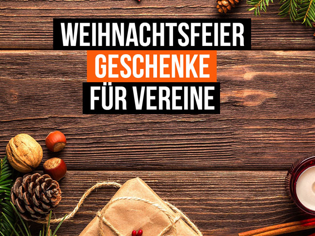 Hier findest du ein paar Ideen für kleine Weihnachtsgeschenke bei der Vereinsfeiern.