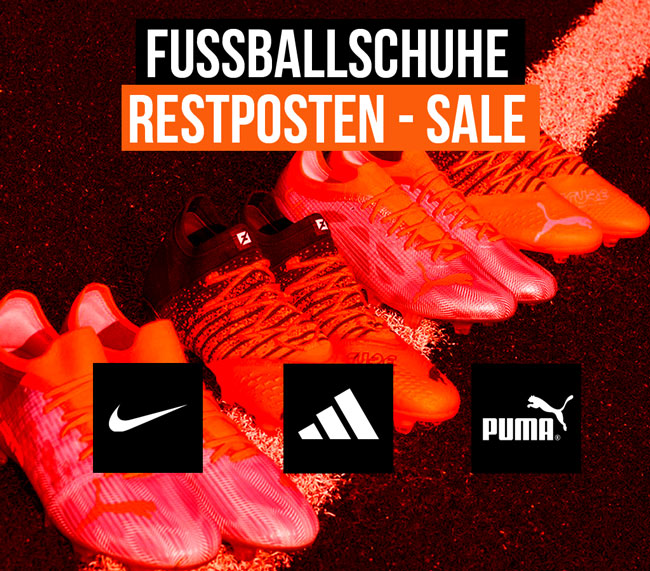 Wir räumen unser Lager auf und starten mit dem großen Fußballschuhe Restposten Sale.