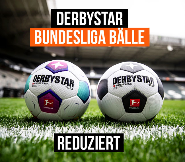 Hol dir alle <strong>aktuellen Derbystar Bundesliga Bälle jetzt nochmals günstiger!
