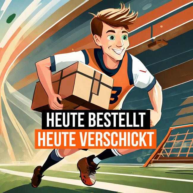 heute bestellt und heute verschickt das gilt für diese Sportartikel