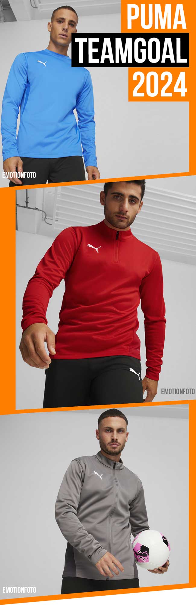 Bestell dir die Puma teamGoal 24 Teamline für die Jahre 2024 bis 2027