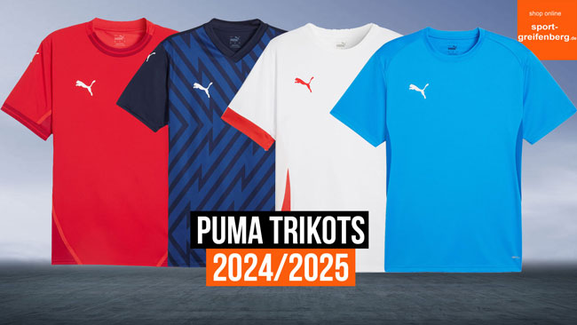 Das sind die neue Puma Trikots für die Saison 2024/2025.