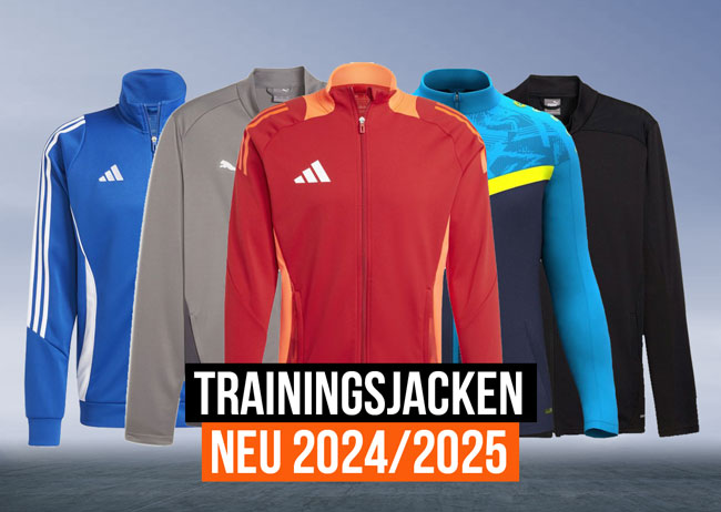 Das sind die neuen Trainingsjacken der Top Marken