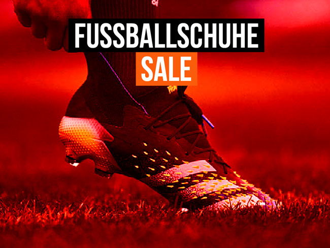 Jetzt Fußballschuhe so günstig wie noch nie abstauben.