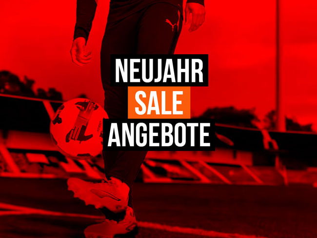 Hol dir jetzt im Neujahr Sale extra Angebot für Sportler und Vereine.