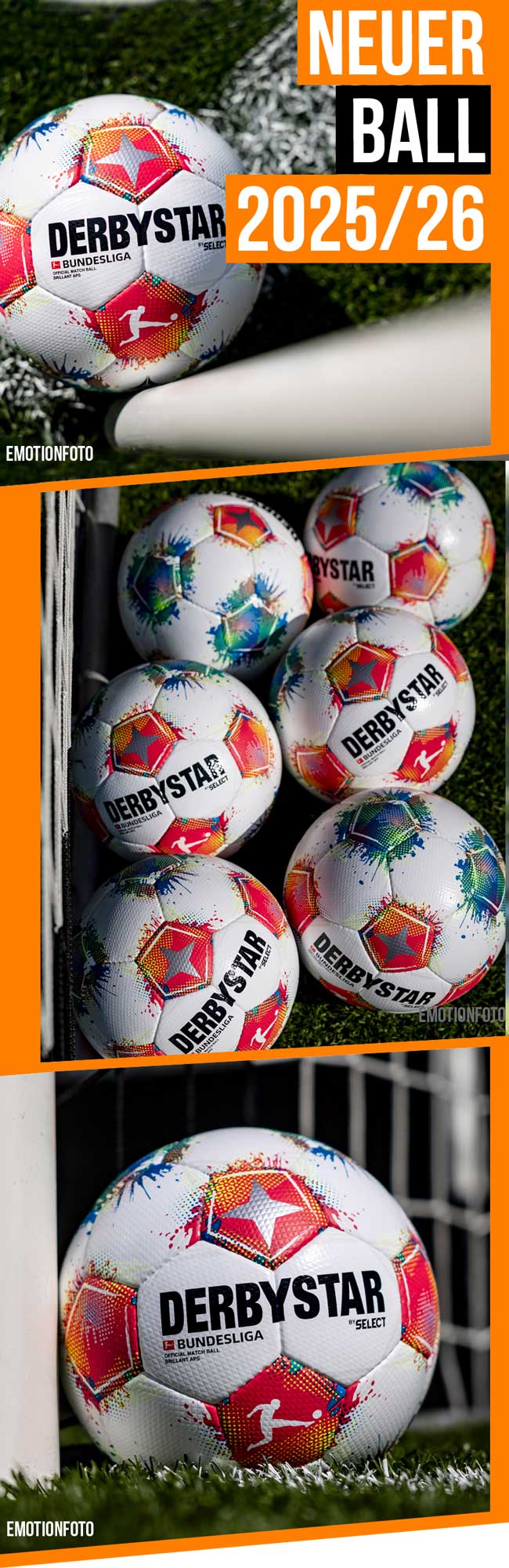 das sind die letzten Bundesliga Bälle von Derbystar