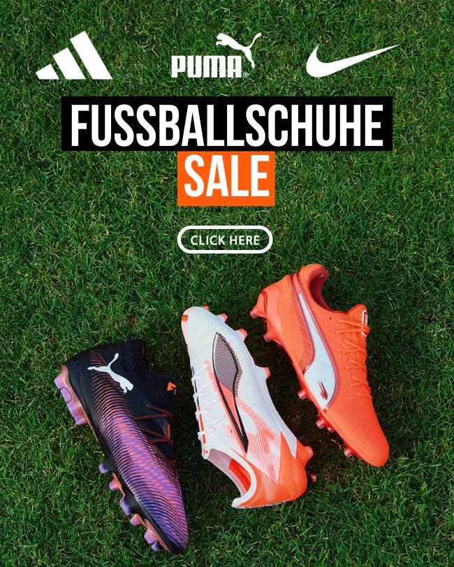 Sicher dir jetzt deine Schuhgröße im großen Sale der Fußballschuhe.