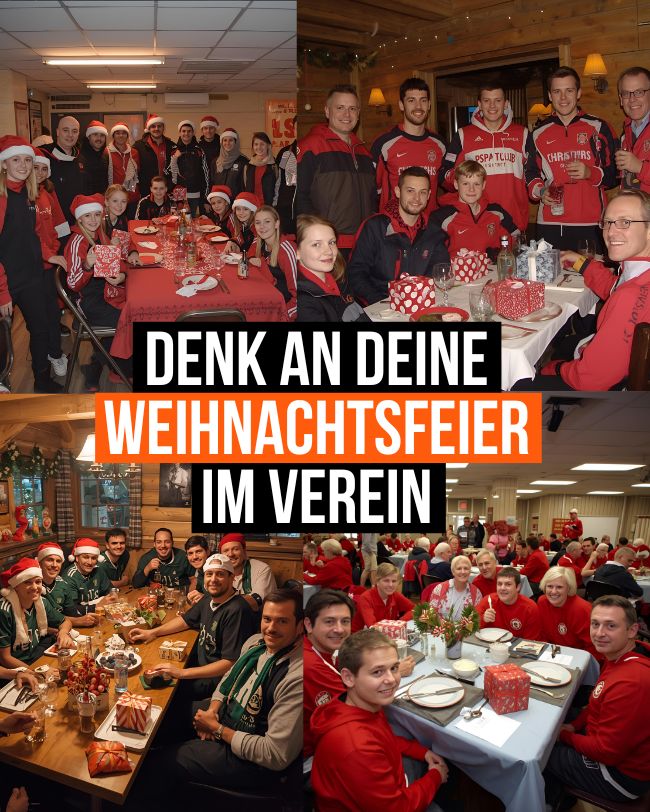 Hol dir eines der Top Weihnachtsgeschenke für den Verein, die Mannschaft oder die Firma