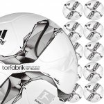 10er Adidas Torfabrik 2015/2016 Top Training Ballpaket white