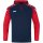 Jako Performance Kapuzensweat marine/rot