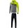 Erima 5-C Trainingsanzug Mit Kapuze grey melange/lime pop/black