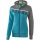 Erima 5-C Trainingsjacke Mit Kapuze oriental blue mel./grey mel./white