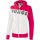 Erima 5-C Trainingsjacke Mit Kapuze white/love rose/peach