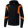 Erima Classic Team Trainingsjacke Mit Kapuze schwarz/orange