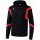 Erima Classic Team Trainingsjacke Mit Kapuze schwarz/rot