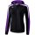 Erima Liga Line 2.0 Trainingsjacke Mit Kapuze black/dark violet/white