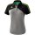 Erima Premium One 2.0 Poloshirt grey-melange/black/lime pop