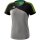 Erima Premium One 2.0 T-Shirt grey-melange/black/lime pop