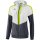 Erima Squad Tracktop Jacke Mit Kapuze white/slate grey/bio lime