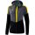 Erima Squad Trainingsjacke Mit Kapuze slate grey/black/yellow