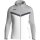 Jako Iconic Kapuzenjacke weiß/soft grey/anthra light