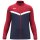 Jako Iconic Polyesterjacke marine/chili rot