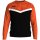Jako Iconic Sweat schwarz/neonorange