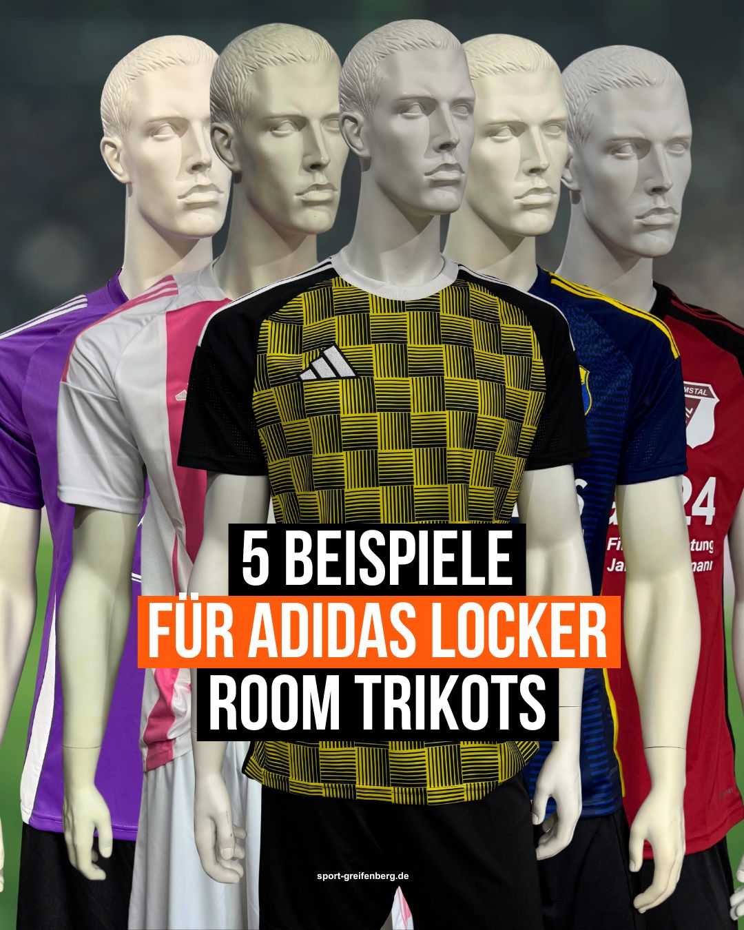 5 Beispiele für adidas Trikots aus dem adidas Locker Room
