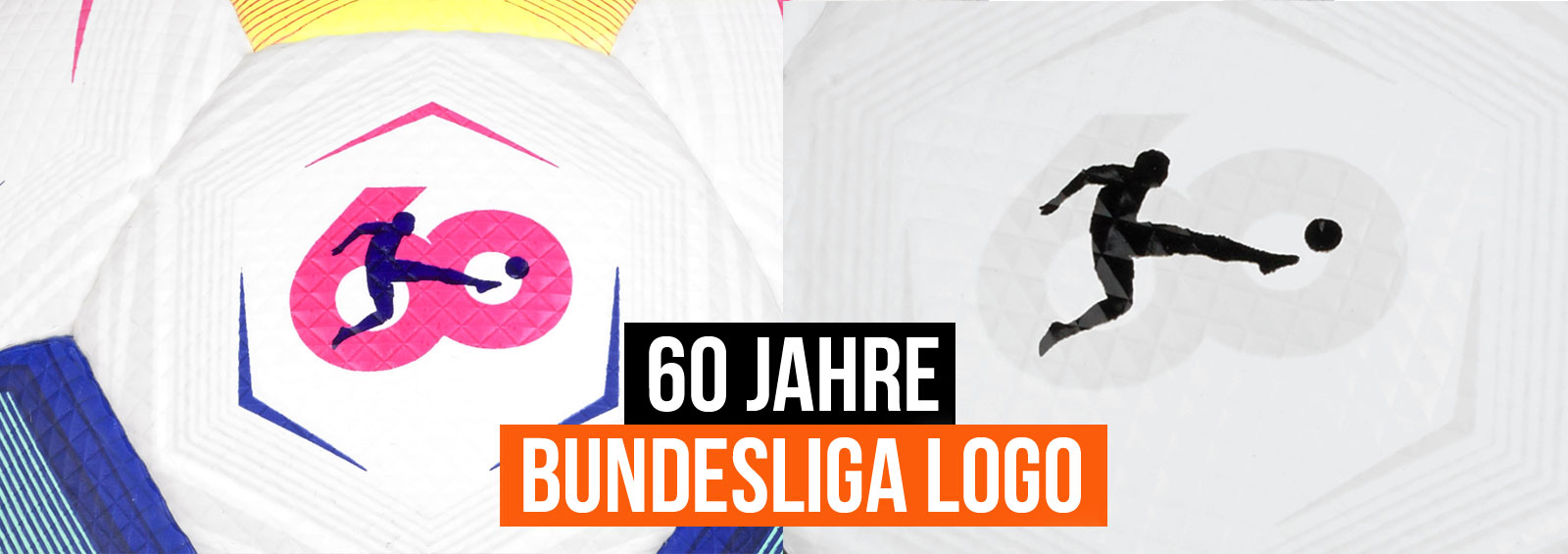 das 60 Jahre Bundesliga Logo auf dem Derbystar Bundesliga Brillant APS Ball